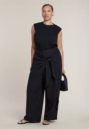 ELOQUII Wrap Detail Trouser