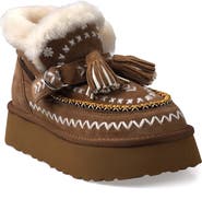 ZIGI Mindey Faux Fur Tassel Bootie