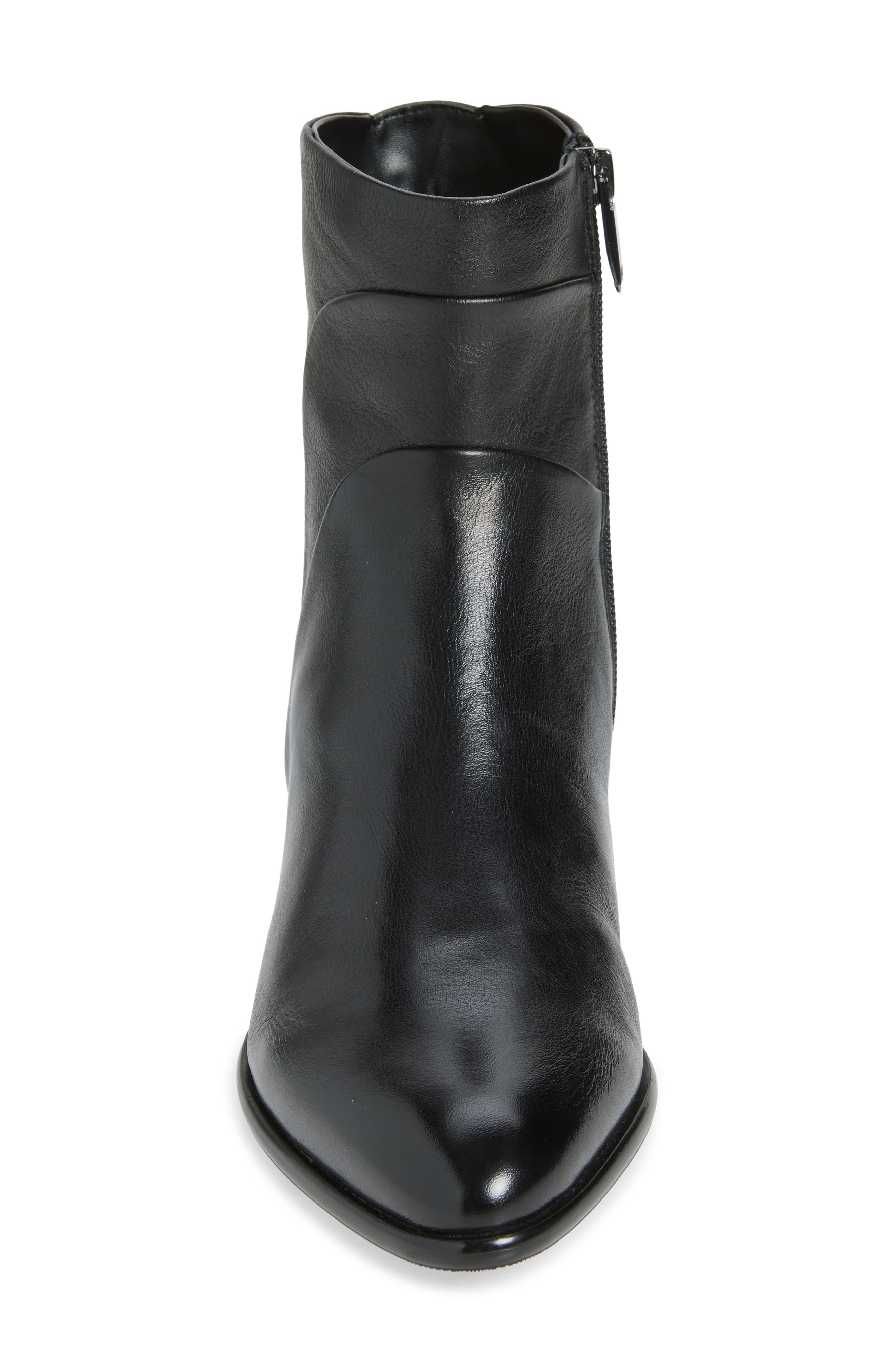 Lori Leather Ankle Bootie, Alternate, color, SHADOW BLACK-7939