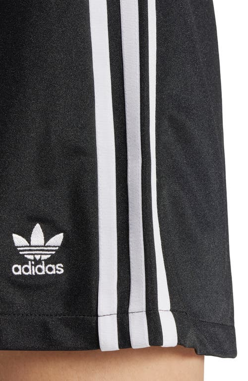 Shop Adidas Originals Adicolor 3-stripes Miniskirt In Black