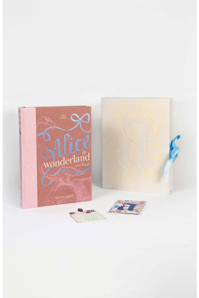 Alice in Wonderland Art Novel Collector's Edition, Alternate, color, Pink