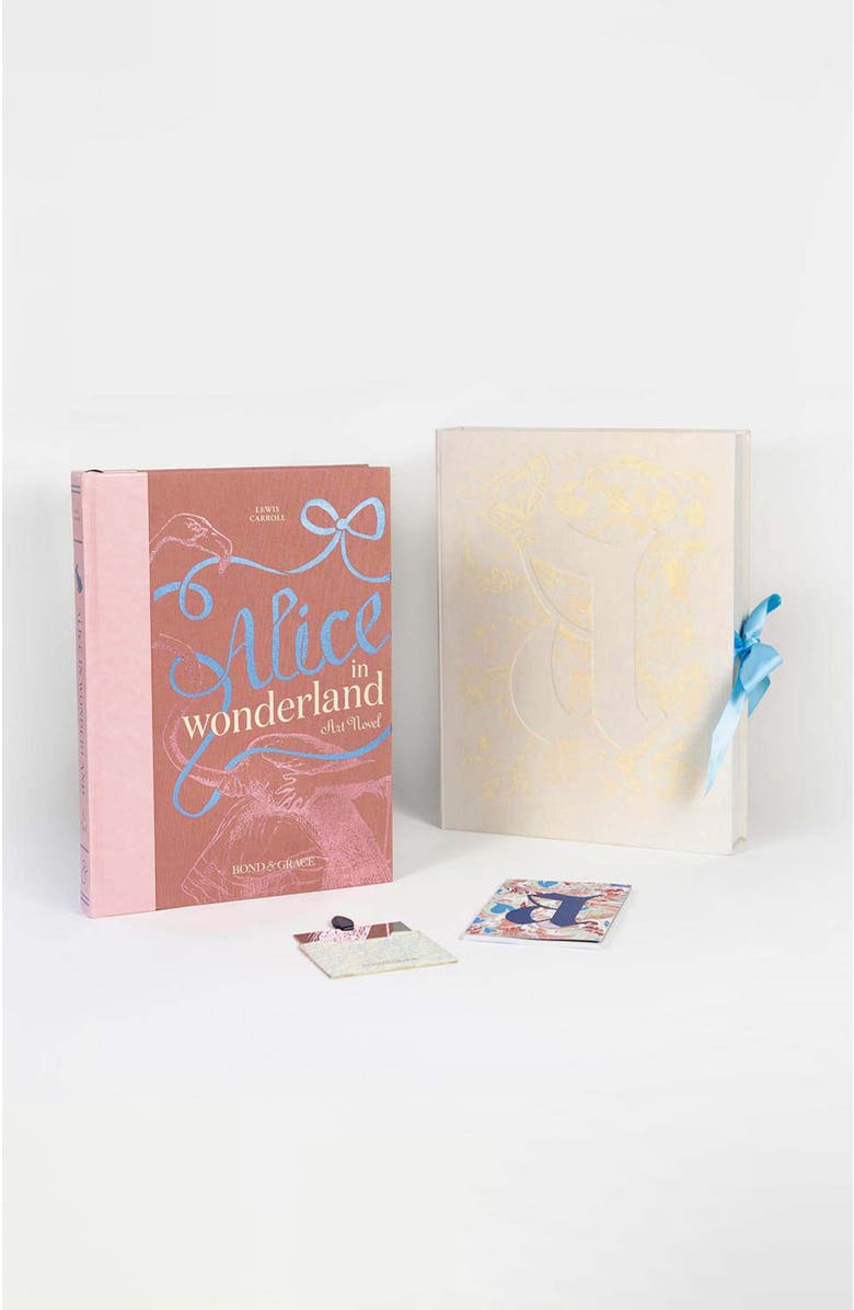 Bond & Grace Alice in Wonderland Art Novel Collector's Edition, Alternate, color, Pink