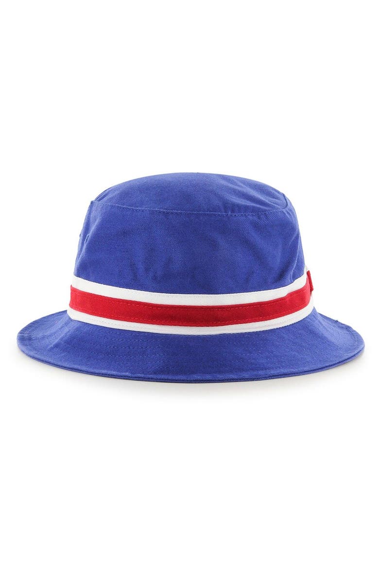 '47 Men's '47 Royal Buffalo Bills Striped Bucket Hat, Alternate, color, 