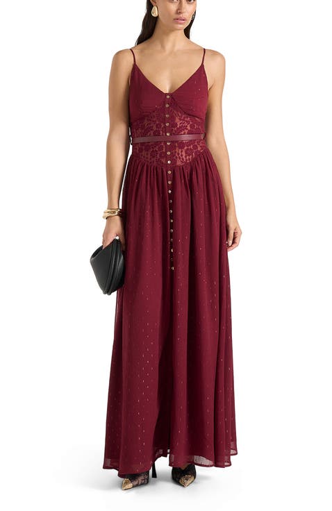 Rosie Lace Corset Maxi Dress