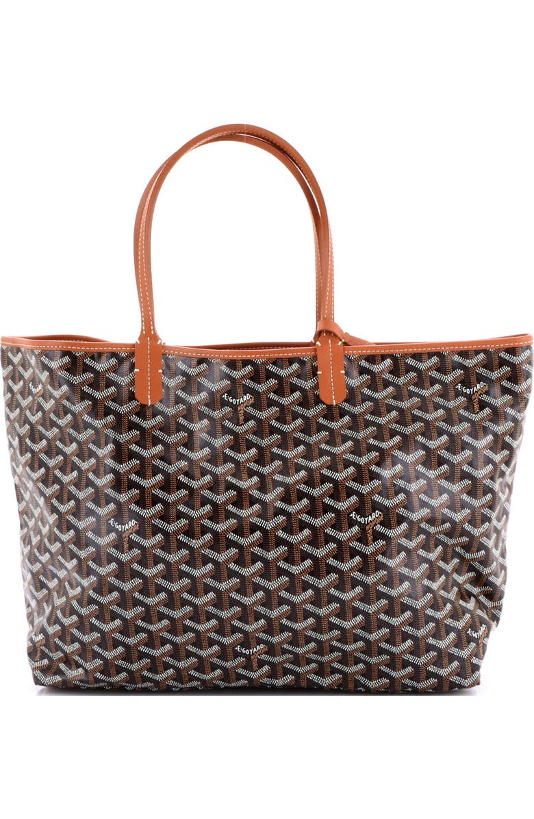 Pre-Owned Goyard Saint Louis Tote Coated Canvas PM, Alternate, color, Brown