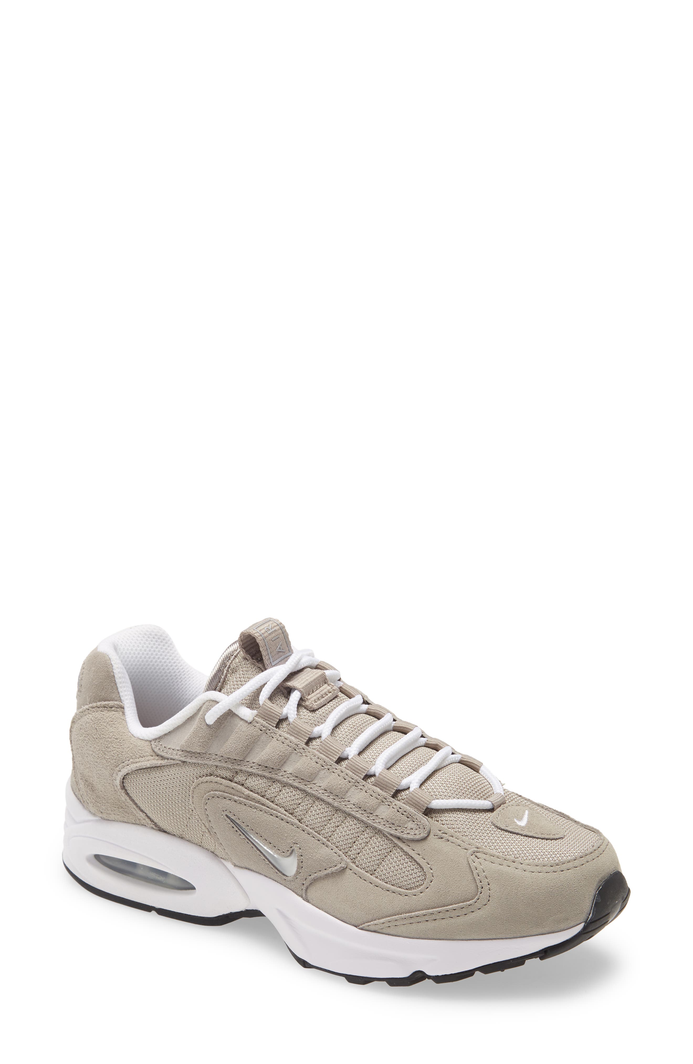 Air Max Triax LE Sneaker, Main, color, COBBLESTONE/ WHITE/ SILVER