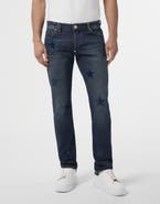 PHILIPP PLEIN Super Straight Cut Jeans Cocco Stars Men