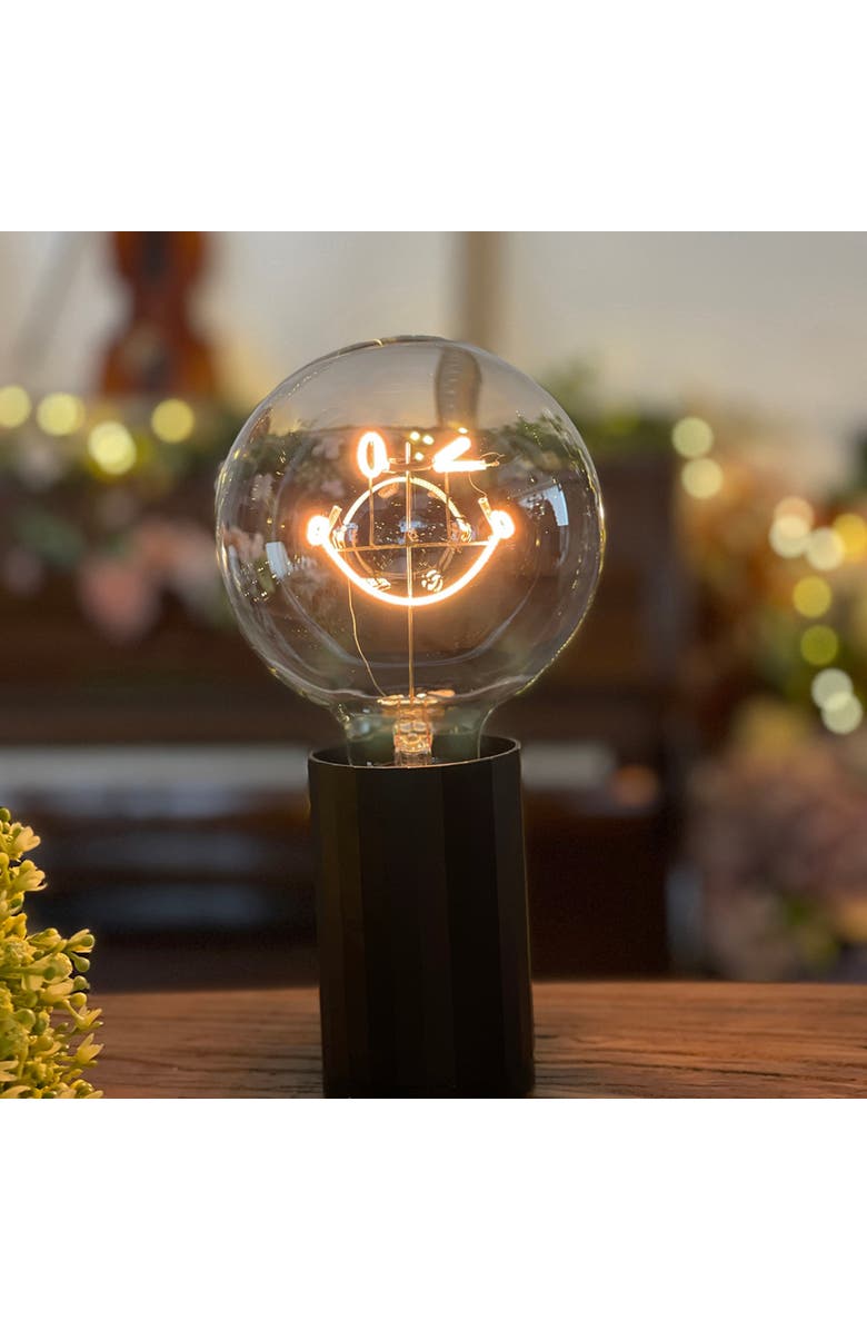 MITB Smiley World Kidness Portable Table Lamp, Alternate, color, Gold