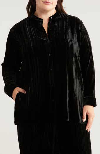 Eileen fisher velvet shirt sales
