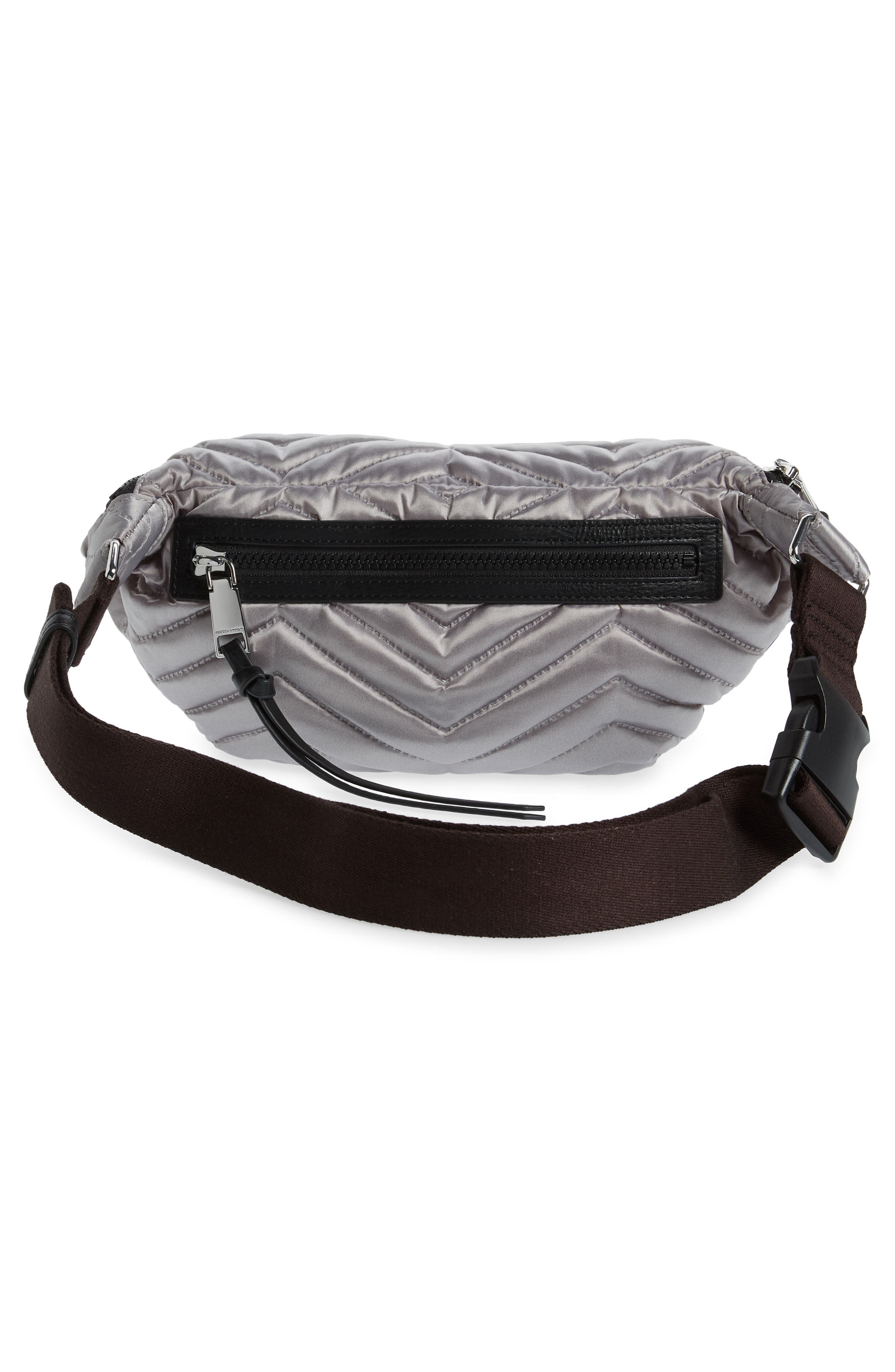 Rebecca Minkoff Quilted Nylon Belt Bag, Alternate, color, 