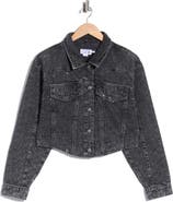 Good American Dolly Crystal Denim Jacket