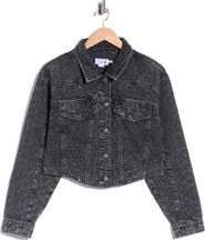 Good American Dolly Crystal Denim Jacket