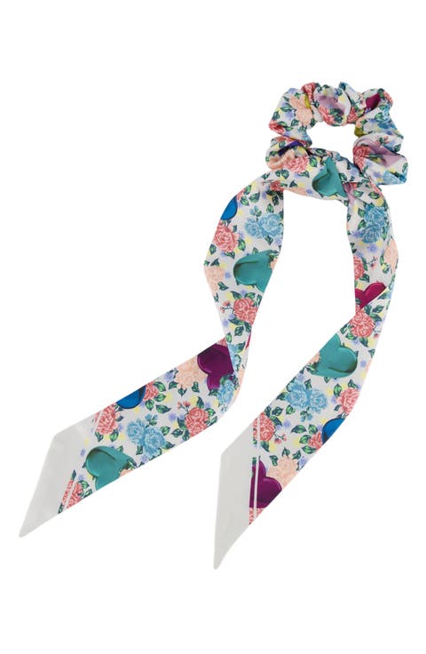 Tapestry Print Bow Scrunchie
