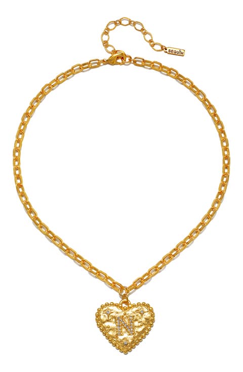 The Celeste Initial Pendant Necklace