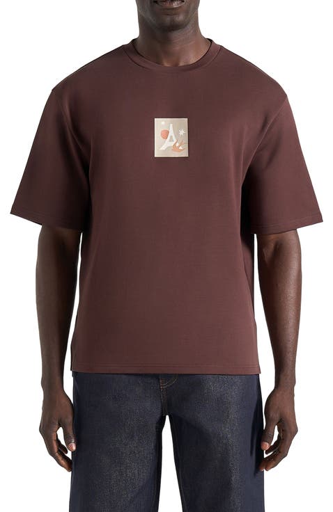 Thibault Bird Detail Cotton T-Shirt