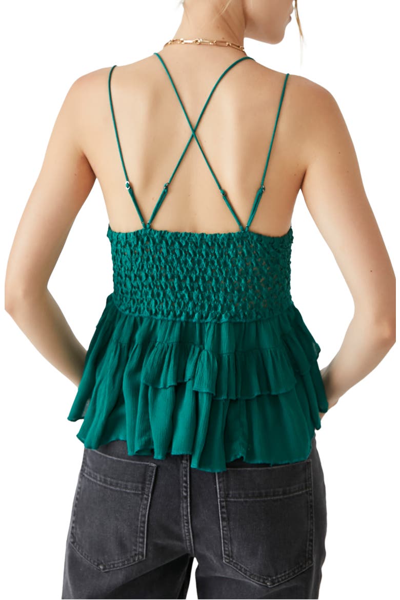 Adella Camisole, Alternate, color, EVERGLADE