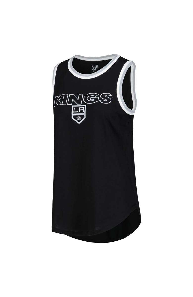 G-III 4HER BY CARL BANKS Women's G-III 4Her by Carl Banks Black Los Angeles Kings Strategy Tank Top, Alternate, color, Black