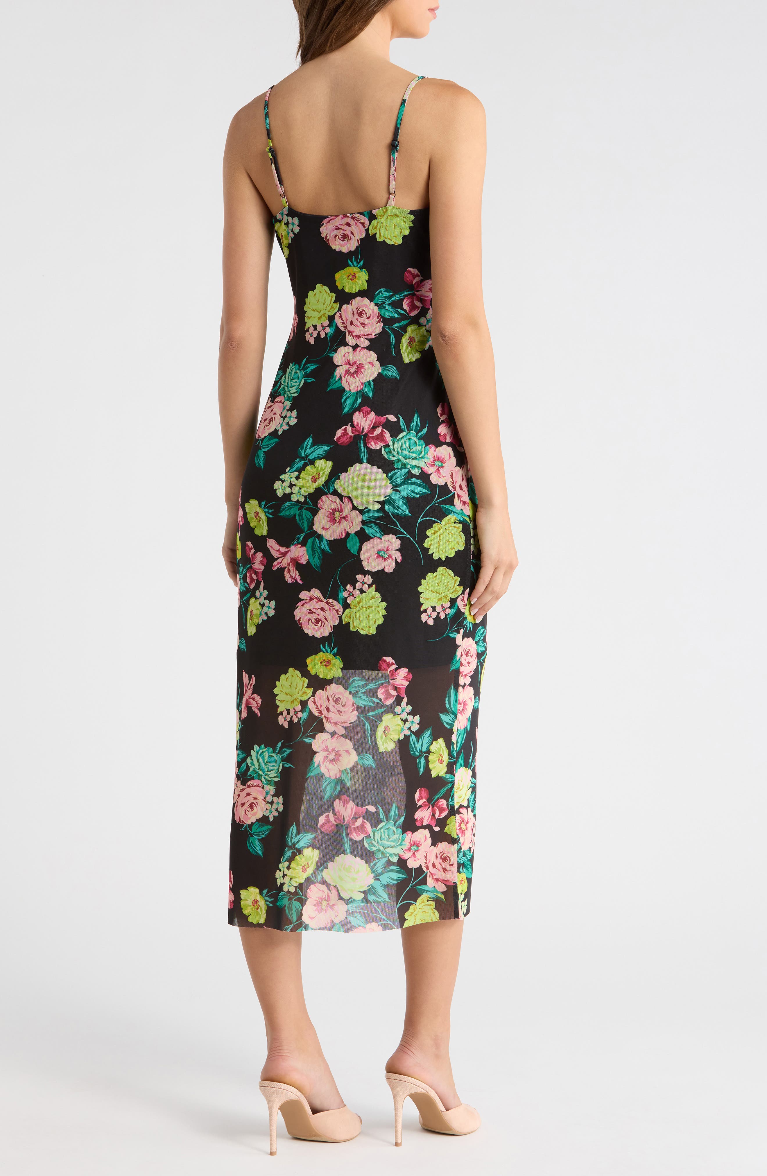 Giselly Floral Print Georgette Slipdress - image 2