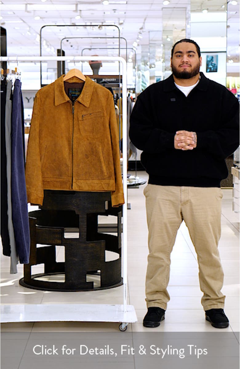 Unlined Rough Out Oiled Cowhide Trucker Jacket, sales video thumbnail