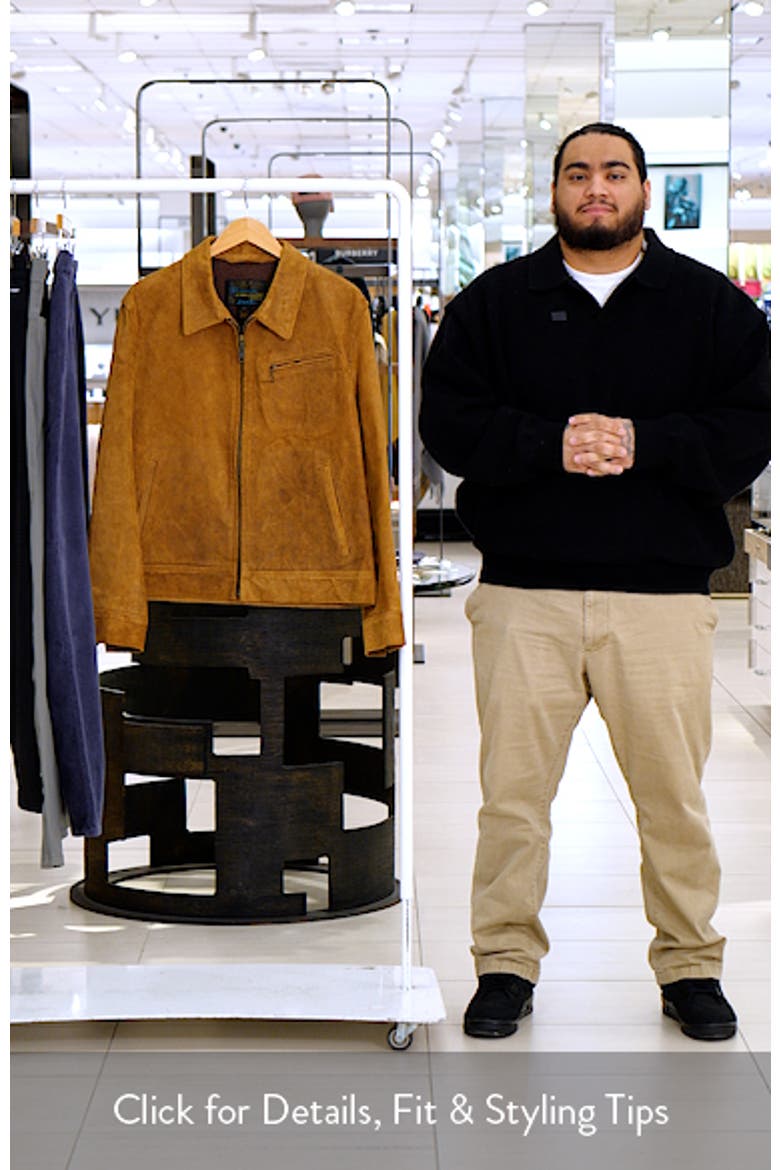 Unlined Rough Out Oiled Cowhide Trucker Jacket video