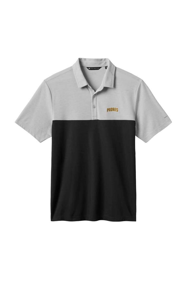 Men's TravisMathew Gray/Black San Diego Padres Home Run Leader Polo, Alternate, color, Gray