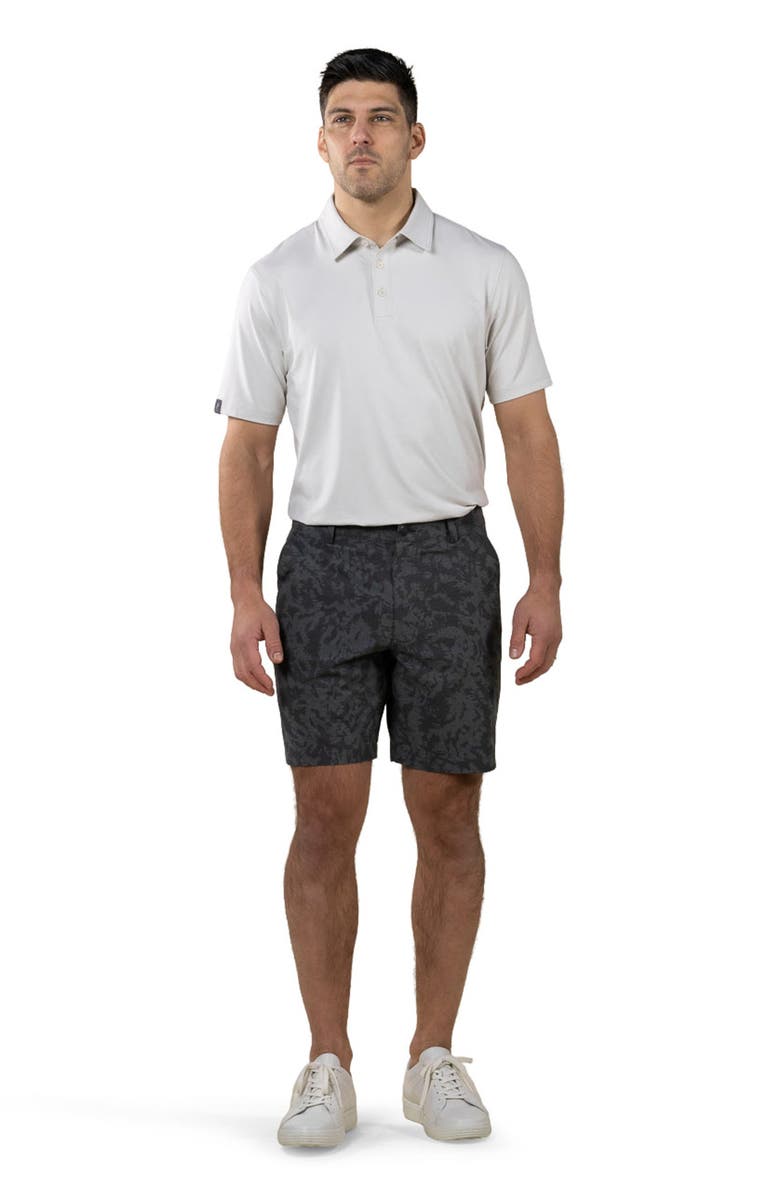 ASHWORTH GOLF Oslo Printed Short, Main, color, Asphalt