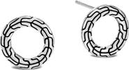 John Hardy Classic Chain Sterling Silver Round Earrings