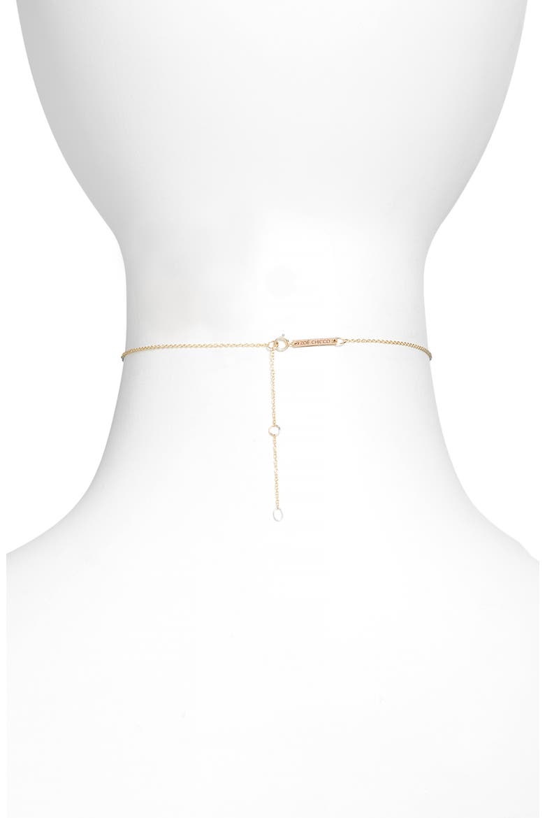14K Gold Bezel Birthstone Necklace, Alternate, color, YELLOW GOLD/ TURQUOISE