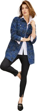 Jessica London Long Denim Jacket