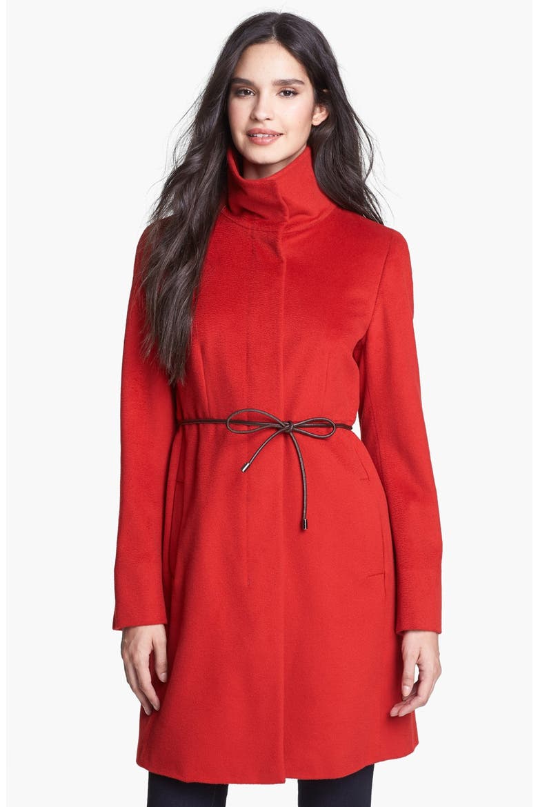 'Bric' Wool Coat, Main, color, RED