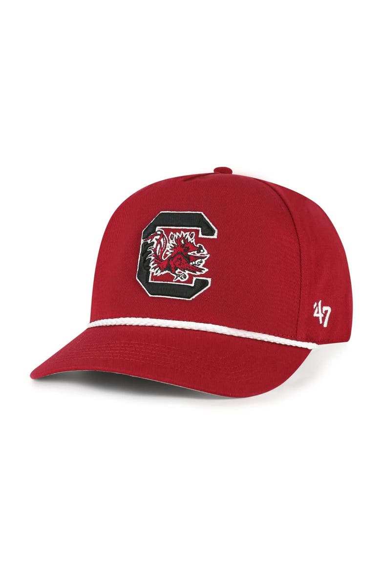 Men's '47  Garnet South Carolina Gamecocks Rope Hitch Adjustable Hat, Main, color, Garnet