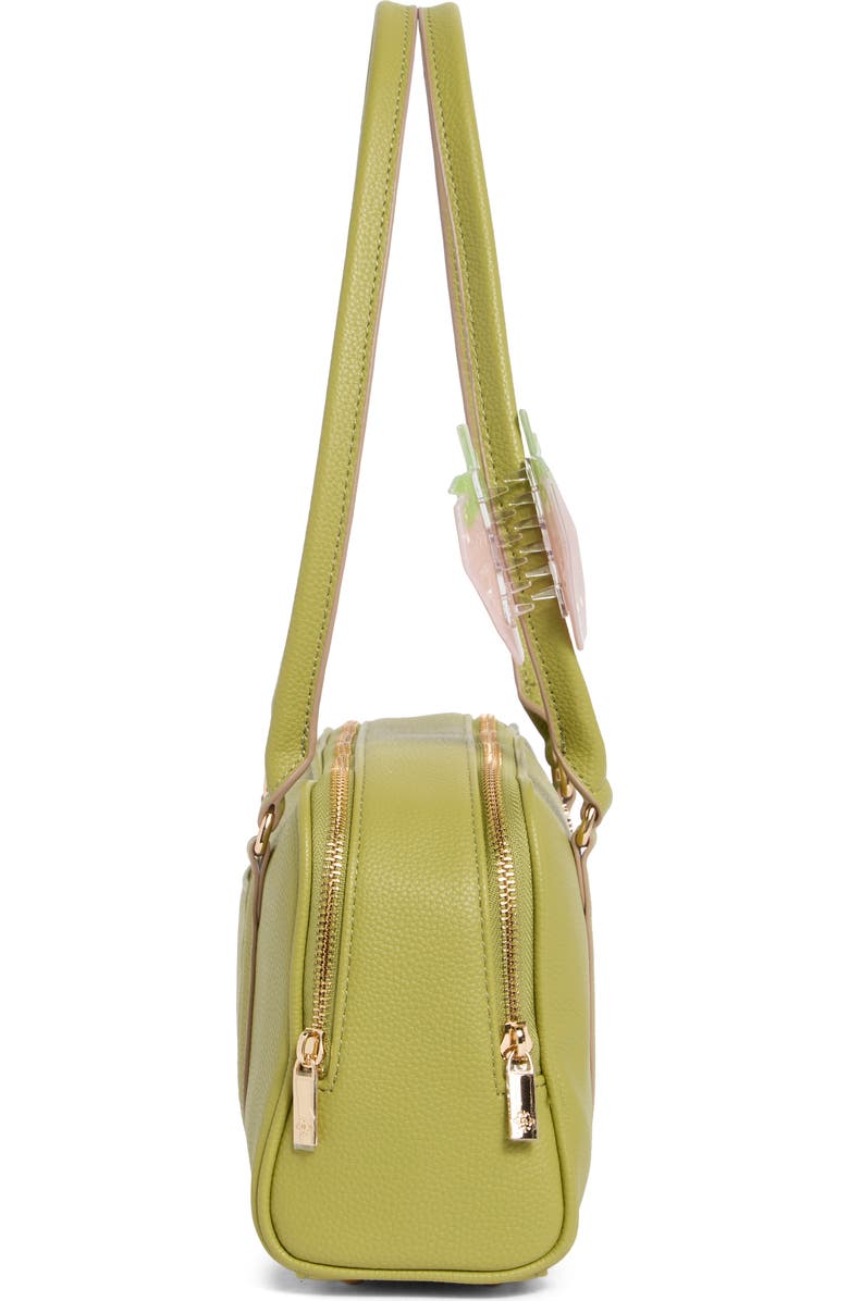 Nanette Lepore East/West Double Section Shoulder Bag, Alternate, color, Algae Bloom