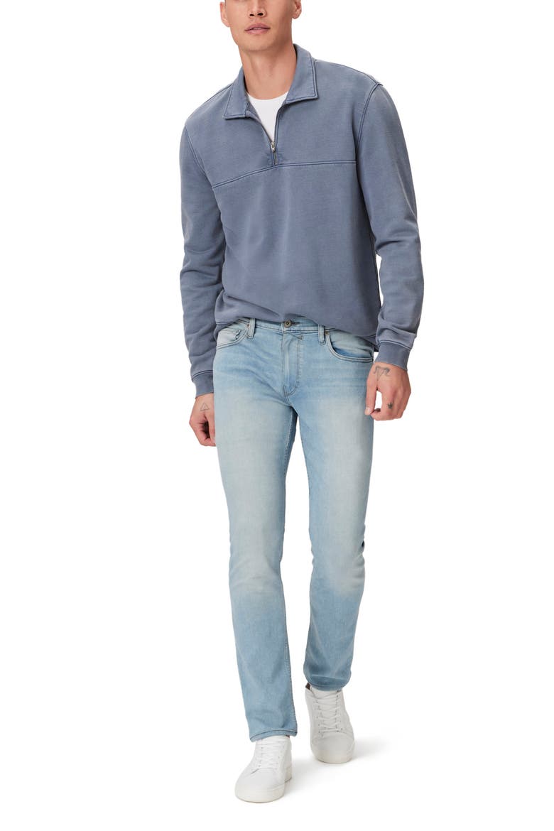 Davion Quarter Zip Pullover, Alternate, color, VINTAGE INK POT