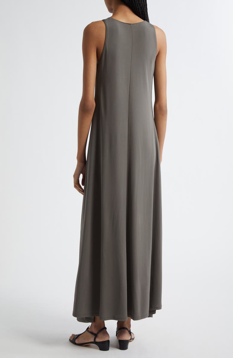 MM by Max Mara Accento Sleeveless Maxi Dress, Alternate, color, Dark Green