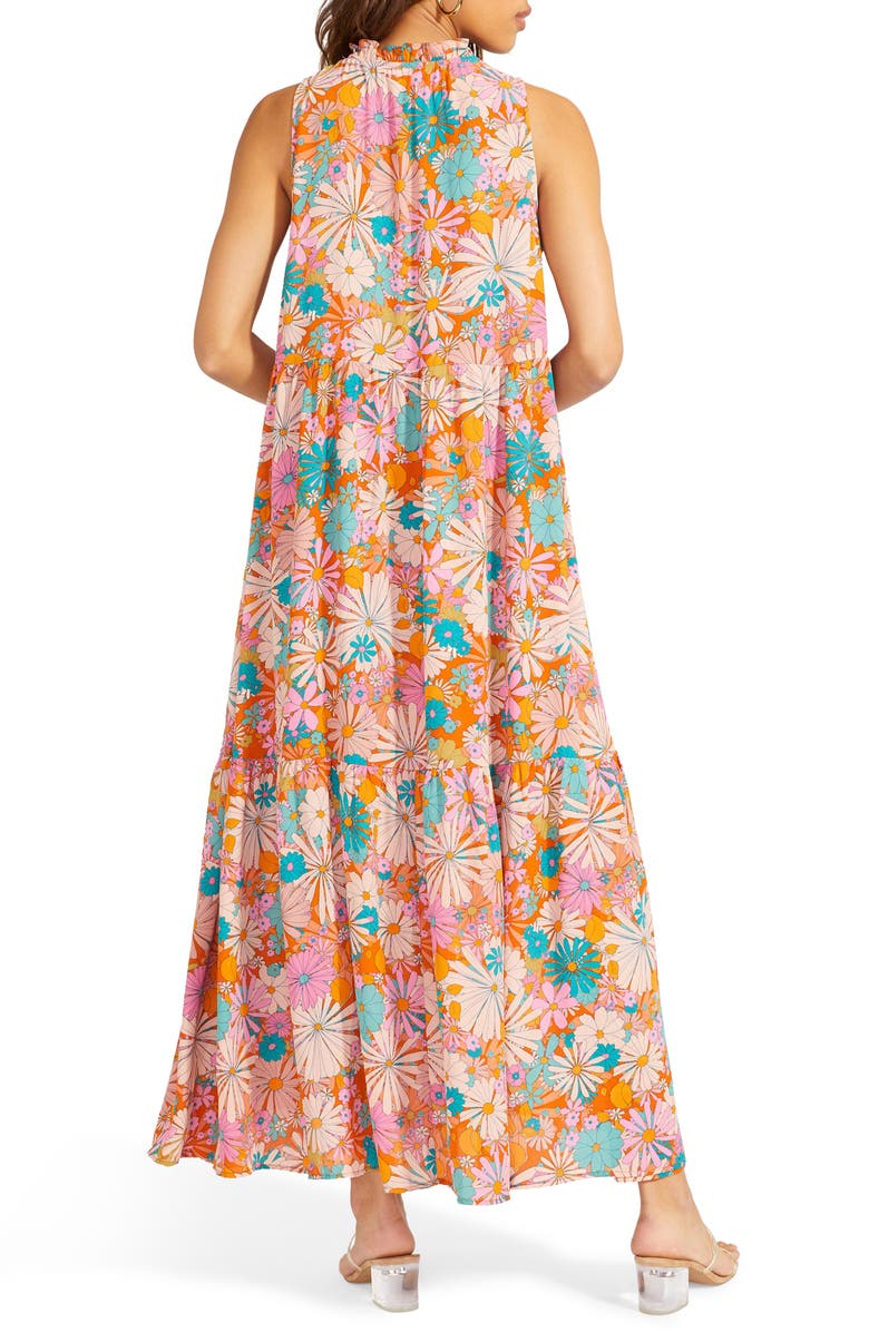 BB Dakota by Steve Madden California Soul Print Halter Dress, Alternate, color,