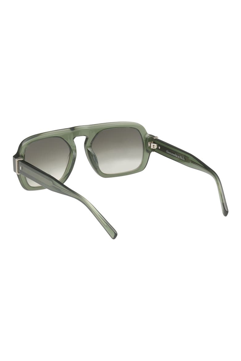 53mm Navigator Sunglasses, Alternate, color, GREEN BEIGE GRADIENT LENS