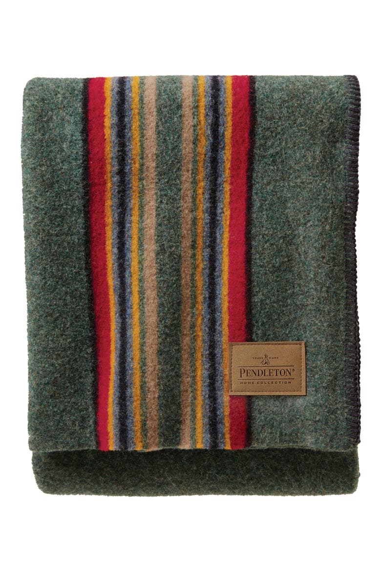 Yakima Camp Throw, Main, color, GREEN HEATHER