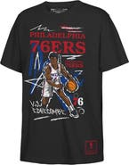 Mitchell & Ness Youth Mitchell & Ness VJ Edgecombe Black Philadelphia 76ers Chalked Up Player T-Shirt
