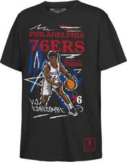 Mitchell & Ness Youth Mitchell & Ness VJ Edgecombe Black Philadelphia 76ers Chalked Up Player T-Shirt