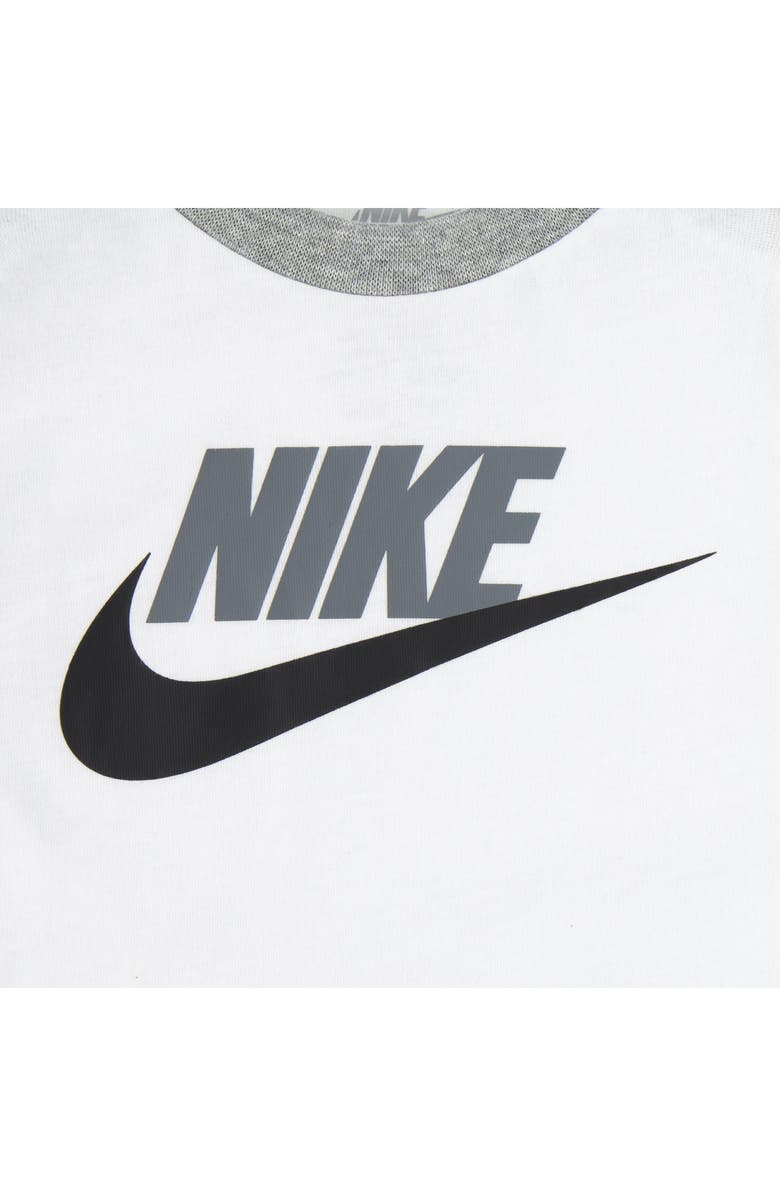 Nike Kids' Futura Raglan T-Shirt & Joggers Set, Alternate, color, Dark Grey Heather