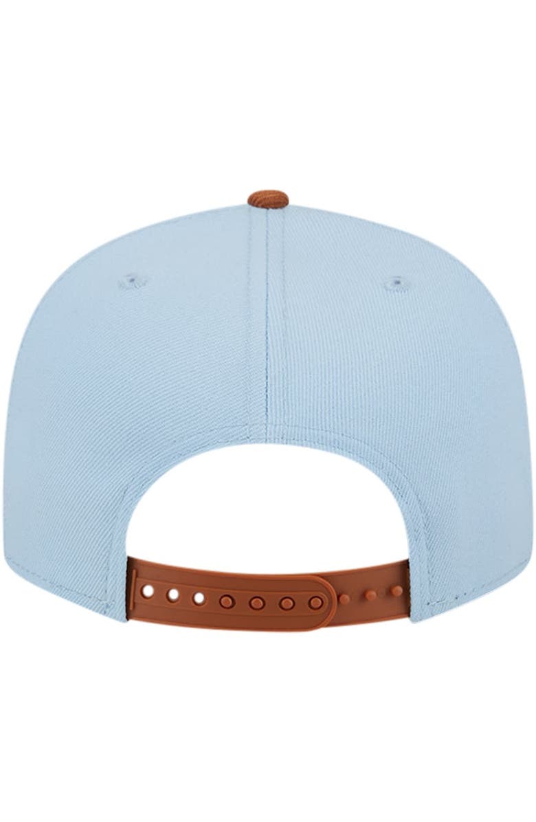 New Era Men's New Era Light Blue/Brown Brooklyn Nets 2-Tone Color Pack 9FIFTY Snapback Hat, Alternate, color, Light Blue