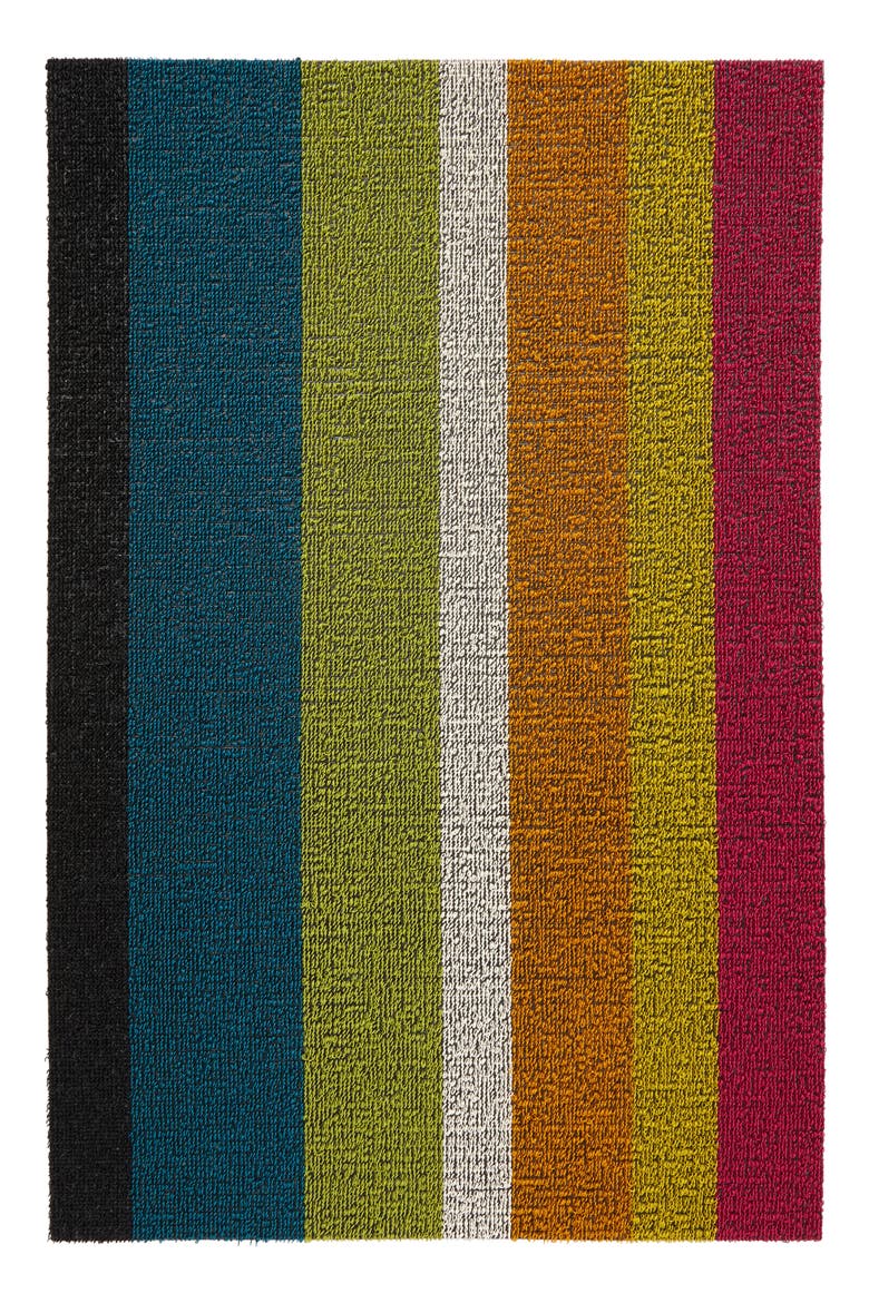 Stripe Low Pile Indoor/Outdoor Floor Mat, Main, color, MULTI