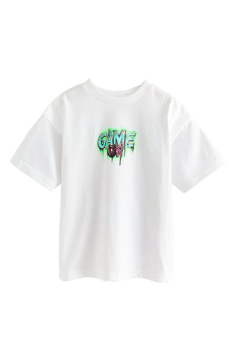 Kids' Game On Cotton Graphic T-Shirt (Little Kid & Big Kid)