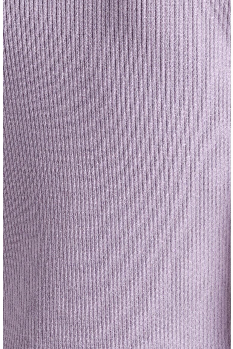 Charity Button Front Short Sleeve Knit Top, Alternate, color, WISTERIA