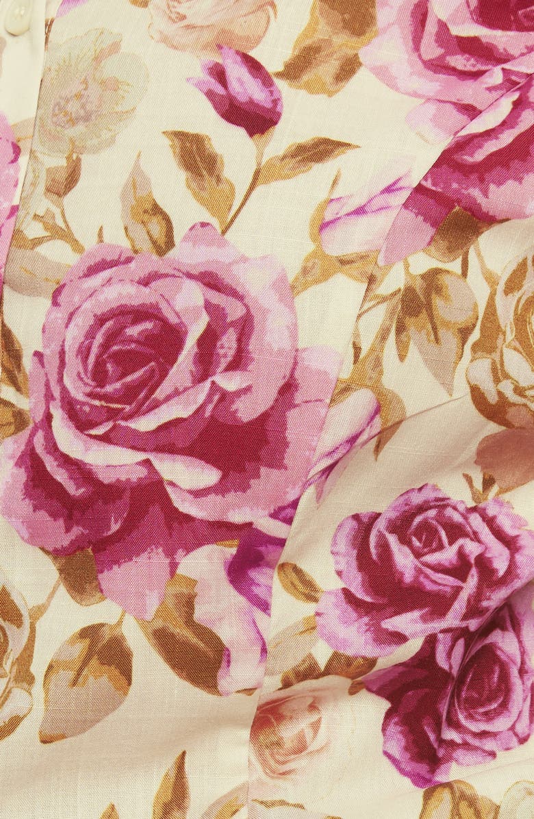 FLYING TOMATO Button Front Long Sleeve Top, Alternate, color,