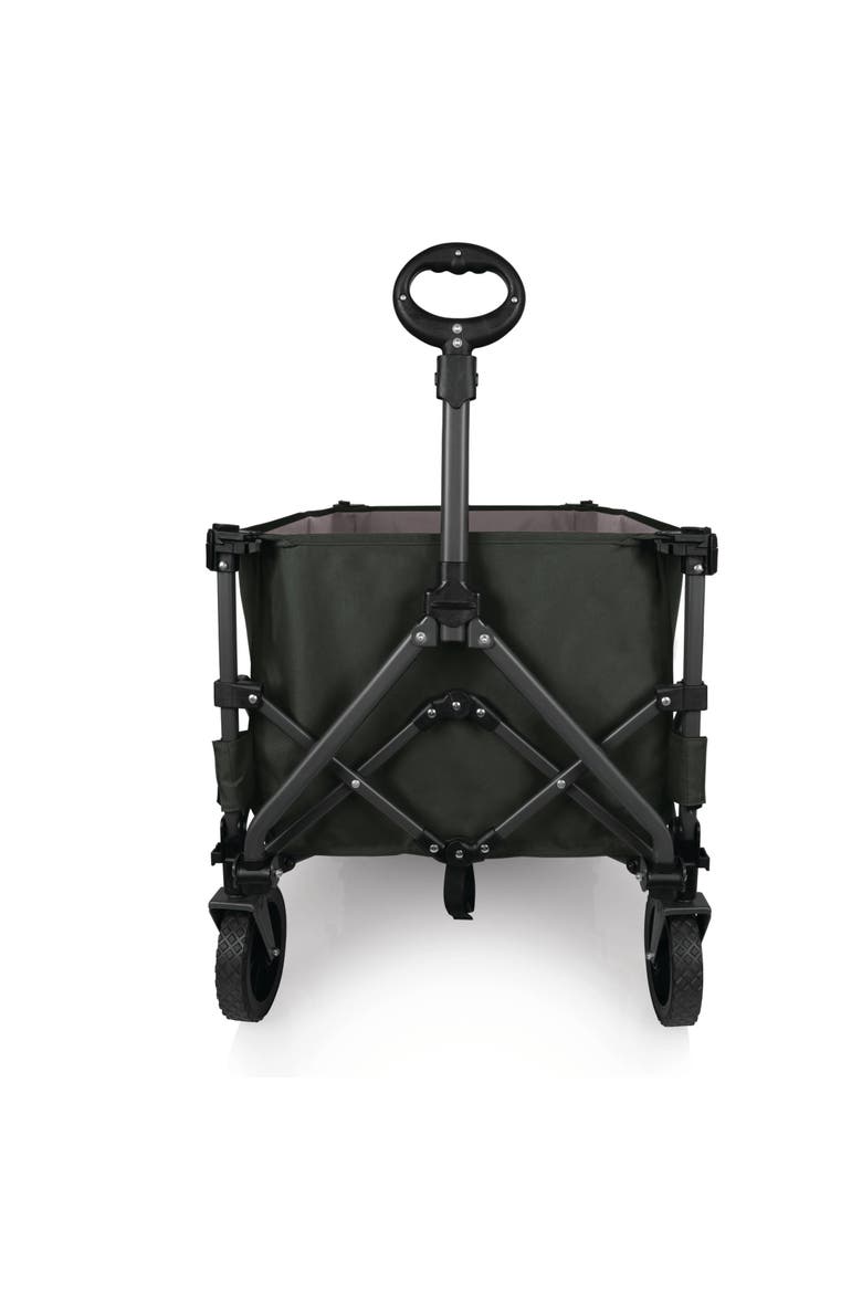 Wilderness Collapsible Folding Wagon, Alternate, color, Moss Green