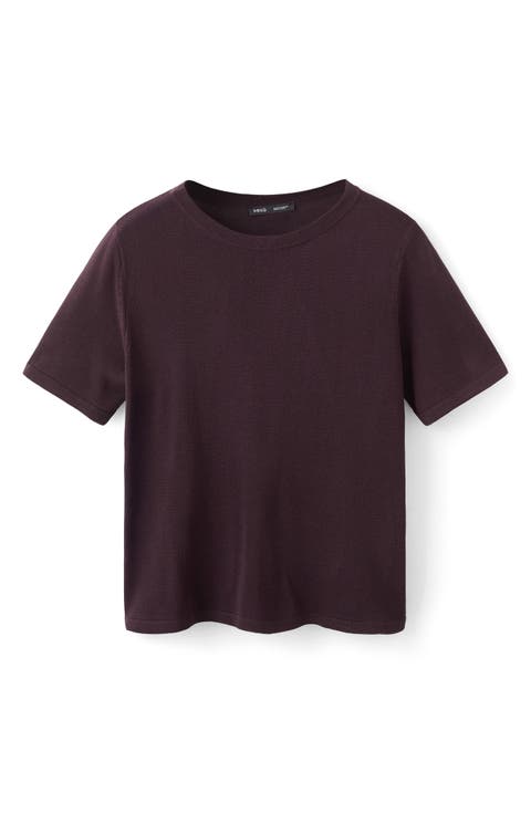 Short Sleeve Sweater (Regular & Plus)