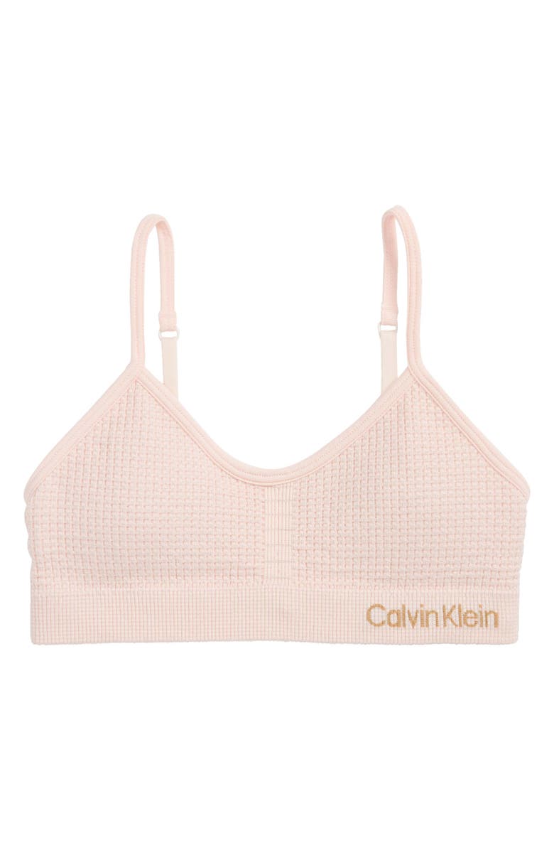 Calvin Klein Kids' Leopard Spot Bralette, Main, color, Crypnk