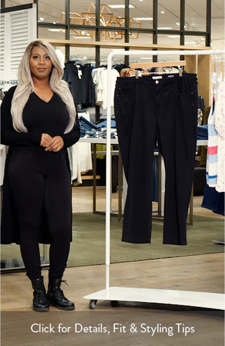 ASE High Waist Straight Leg Stretch Jeans, sales video thumbnail