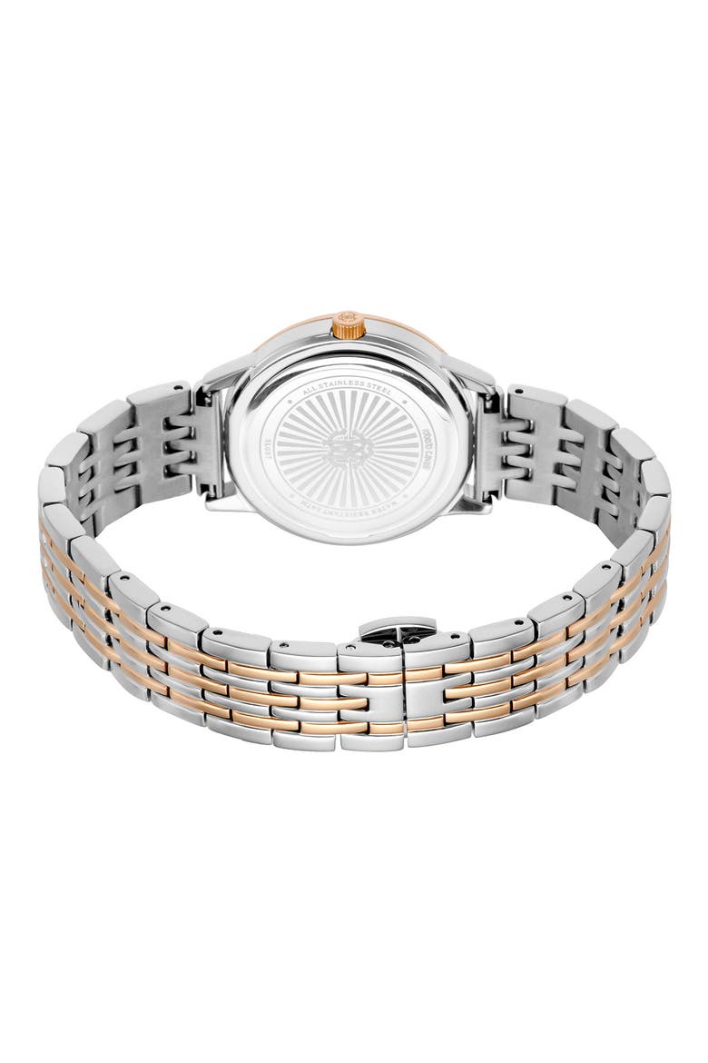 Mother-of-Pearl Dial Bracelet Watch, 32mm, Alternate, color, TWO TONE SILVER & ROSE GOLD